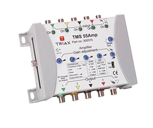 Triax TMS 55AMP Amplificador, blanca