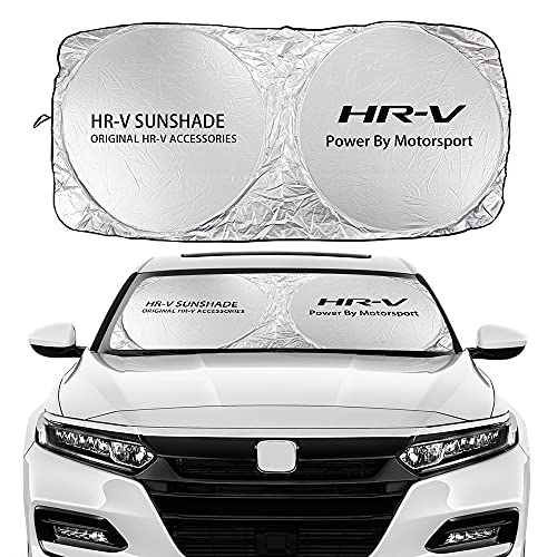 WOLHJ Cubierta de la Sombra del Sol del Parabrisas Compatible con Honda City DOHC FIT HR-V Insight Leyend Odyssey Pilot RR Tipo R Tipo S Vezel VTEC Accesorios (Color : For HR V)