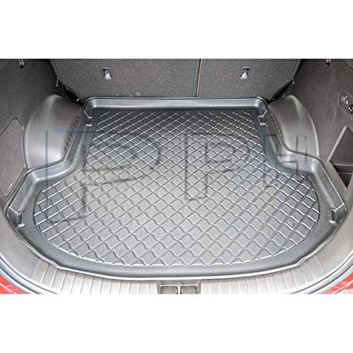 X & Z PPH – Alfombrilla de goma para maletero para Hyundai Santa Fe 4 IV a partir de 08.2018 (5 plazas)