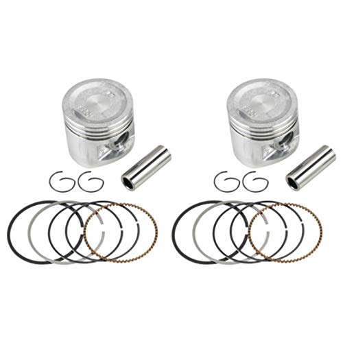 XIOSOIAHOU Anillo de pistón 2 Sets New Motorcycle 53mm 15 mm Pin de pistón Kit de Anillo Ajuste para Honda Rebel CA250 CMX250 96-11 CMX250C 03-11 250cc 253fmm Piezas de Motor