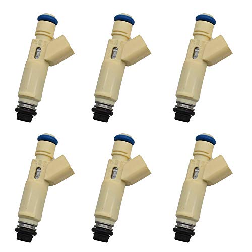 XIWEIG 6pcs 195500-3521 YL8E-C7B Injector De Combustible/Ajuste para -Ford Escape / 3.0L V6 2002~2003, Inyector De Combustible De Automóvil, Aerosol De Combustible, Boquilla De Inyector