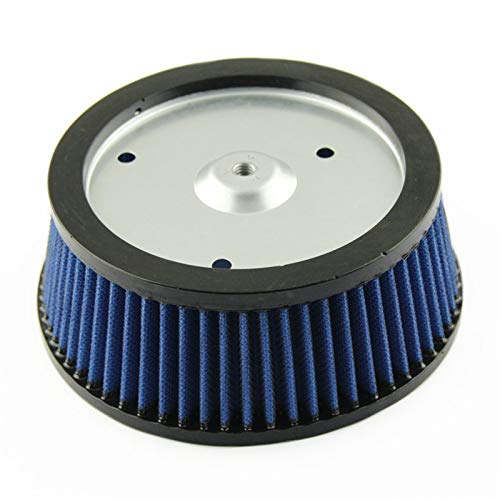 XWSQ Motorcycle Filter Azul Limpiador de Aire de Alto Flujo de Flujo de Flujo Kit de Limpiador de Aire para Harley Davidson FLHRC FLHRC FLHRCI Carretera King Classic Filtro de Aire Motocicleta