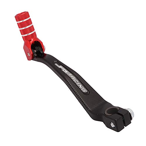 YSMOTO Palanca de cambio plegable para motocicleta de color negro/rojo punta para Honda CRF250L 2013-2019 CRF250LA 2017-2019