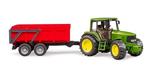 bruder-bruder-02057-tracteur John Deere 6920 con remolque, 2057, verde , color/modelo surtido