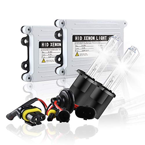 Chemini H3 HID Kit de conversión de faros de xenón 6000K Xenon White 55W Lastre digital ultradelgado HID para luces de carretera/luces de carretera