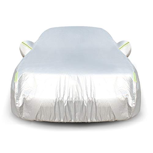 Findas para coche Cubierta Del Coche Compatible Con Jaguar F-TYPE Impermeable A Prueba De Polvo Funda For Coche Con Barra De Luz Fluorescente Prevenir Anti Lluvia/Nieve/UV Plegable Algodón Forrado