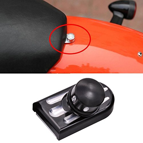 KATUR BlackBillet Kit de cubierta de tornillo de aluminio para Harley Davidson asiento de montaje a guardabarros superior