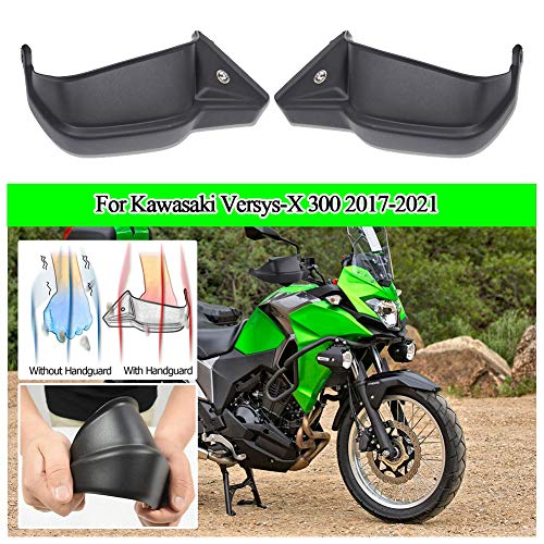 Manillar ABS para motocicleta protector de mano freno embrague flujo de aire viento deflector para Kawasaki Versys X-300 X300 X 300 Versys-X 300 Versys-X300 VersysX300 2017 2018 2019 2020 2021