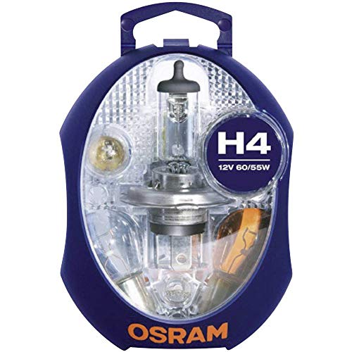 Osram H4 Estuche ORIGINAL faros halógenas, automóvil de 12 V, CLKM, kit de lámpara de repuesto completo (1 unidad), Other