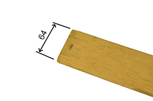 RETI GRITTI 13 listones curvados de madera de haya – Repuesto para Doga – 6,4 x 77,6 x 0,8 cm (kit de 13 unidades)