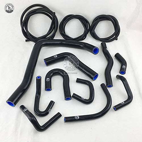 Silicone Radiator Hose Kit +Vacuum Hose Kit FOR 88-91 Honda Civic/CRX EE EF/CR-X Base/DX/HF/Si