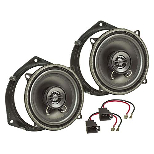 tomzz Audio 4039-004 - Kit de montaje de altavoces compatible con Opel Astra G, Omega B, Zafira, Meriva, puerta trasera de 130 mm, sistema coaxial TA13.0-Pro