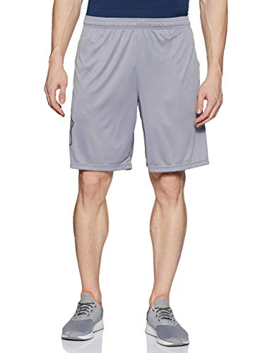 Under Armour Tech Graphic Short Pantalón Corto, Hombre, Gris (Steel/Black), XL