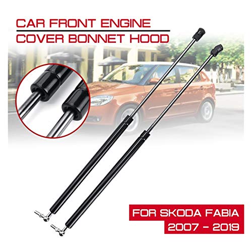 WRDD Amortiguadores de Gas para Skoda Fabia 2007-2019 Refit Bonnet Hood Gas Shock Lift Barras De Puntal Barras De Soporte Soporte ElevacióN Capó AutomóVil