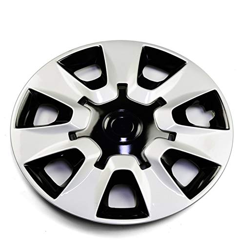 1 pieza 15 "Tapa del centro de la rueda R15 Cubierta del centro de la llanta de la tapa del cubo universal con el radiador de 7 ruedas Decoracion a prueba de polvo Automóviles Repuesto Accesorios