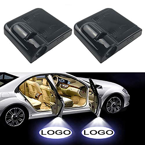 1 unids inalámbrico LED puerta de coche Bienvenido Láser Proyector Logo Ghost Shadow Light Car Styling LED Coche Bienvenido Luces de la puerta Luces de Bienvenida ( Emitting Color : For Mercedes )