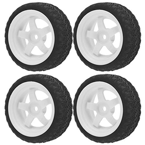 1/10 RC Wheels, 4Pcs Model Car Neumáticos de 65 mm para automóvil para reemplazo