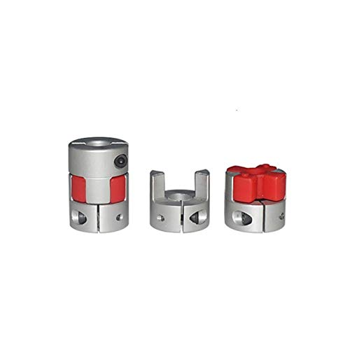 1pc XB Aluminio Ciruelo Acoplamiento del Eje D25 L35 10x12mm Motor Conector Flexible Acoplador 5/6 / 6,35/8/10/12 mm (tamaño : 10mm to 12mm)