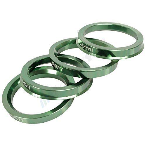 4 Anillos de Centrado Aluminio Anodizado Aluminio 70,4 -57 , 1 Barra, Rondell, Aluett, Rial , Alutec