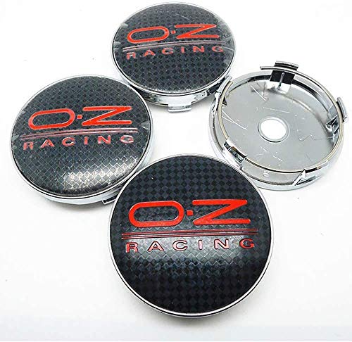 4 Piezas Tapas centrales, para OZ Racing Coche Central Llanta Rueda Cubre Embellecedor Insignia