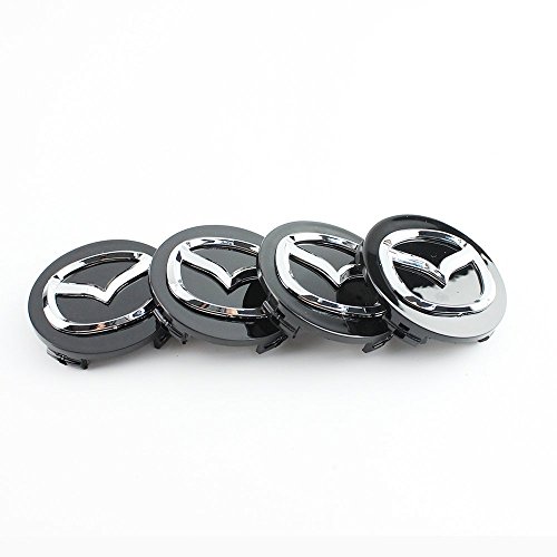 4 tapacubos de aleación de 56 mm, con el logo de Mazda