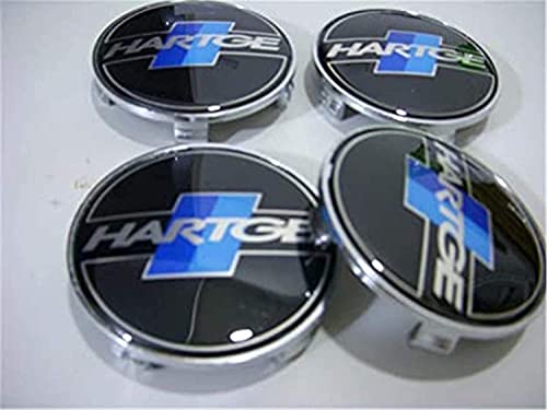 A 4X Tapas de cubo de centro de rueda 68 mm para BMW E90 E91 X5 X6 Z4 M6 E60 E61 para Hartge