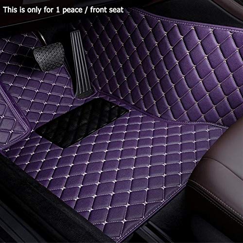 Accesorios Byolpmkk-Jiajia Encargo del piso del coche esteras for todos los modelos de Lexus ES ES-C es LS RX NX GS GX CT LX570 RX350 RX300 LX RC LX470 (Color Name : Purple-1 piece driver Seat)