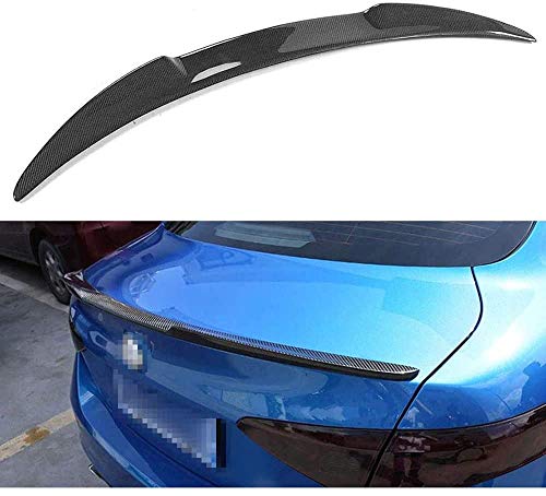 Alerón Trasero de Coche ABS Trasero Techo Maletero Spoiler para Alfa Romeo Giulia 2017 2018 2019, Cola Lip Spoiler Techo ala AleróN Auto Accesorios Decorativos