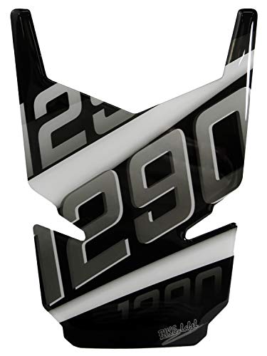 Bike Label 502545 Tankpad 3D Silver Stripes Tankpad Protector para KTM-1290 Super Duke GT