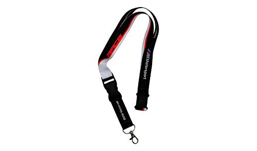 BMW Lanyard Motorsport - Llavero con mosquetón metálico giratorio M Perfoman