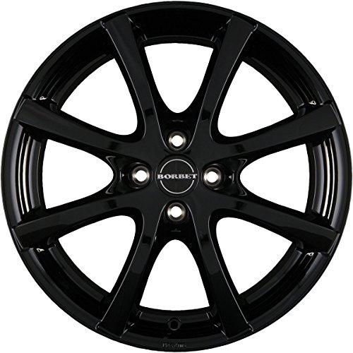 Borbet LV4 5,5 x 15 ET 35 pernos círculo 4 x 98 Hub Centering 64 LV4 55535098464.0BG, negro brillante