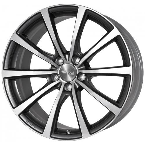 Brock B32 10,5 x 20 et 20 Círculo del perno 5 x 112 Hub centrado 66,6 580070938, himalaya-grey front-polished