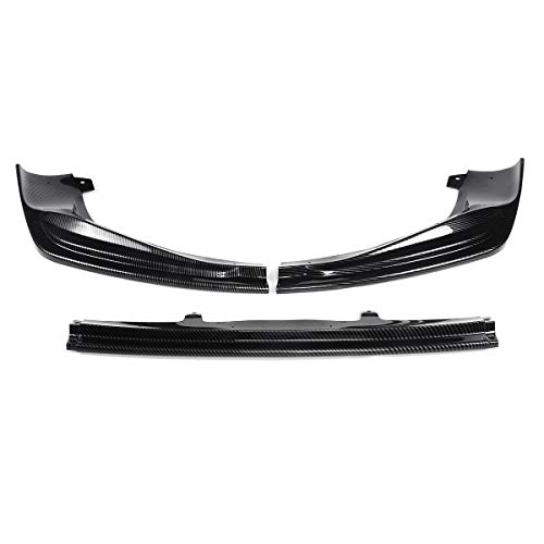 BYOLPMKK Accesorios Jiajia Frente Fibra de Carbono 3Piece Auto de Choque Splitter Lip Kit difusor Guard for Lexus IS250 / 350 / 200T / 300 AWD F-Sport 2014-2016