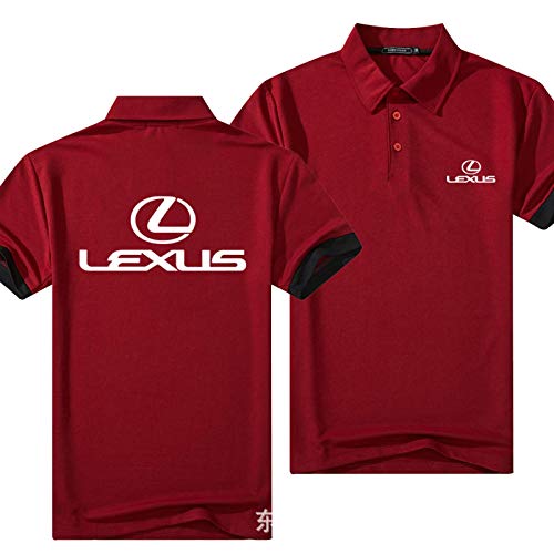 Camiseta Deportiva para Hombre Polo con Estampado Lexus Camiseta Unisex Camiseta Deportiva Top Informal De Manga Corta