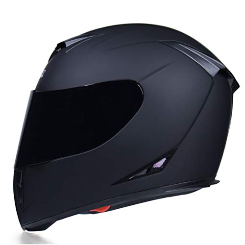 Casco integral de motocicleta Casco de motocicleta de fibra de carbono Uso de todas las estaciones Moto Casco Doble Len Capacete