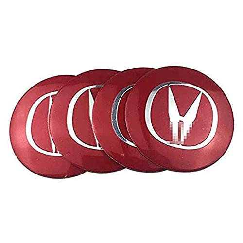 Centrales Tapacubos, Para Ac ura RDX Integra TLX MDX RDX ZDX Centro Cubo Tapas De Rueda Prueba De Polvo Plastico O AleacióN Pegatinas Logotipo Accesorios De Coche Decorativas Ruedas Trim 4Pcs 60mm