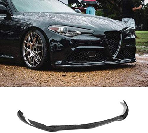 Coche Alerón Trasero Rear Spoiler para Alfa Romeo Giulia Sport 2016 2017 2018,Frp Car Rear Trunk Techo Spoiler Lip Wing,Coche Spoiler Maletero ala Cola,Negro