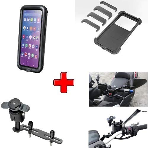 Compatible con KTM Duke II 600 a.e. Carcasa Universal para Smartphone RÍGIDO 78X165 + Soporte para Tapa Tanque DE Aceite Frenos O Embrague Motocicleta Scooter