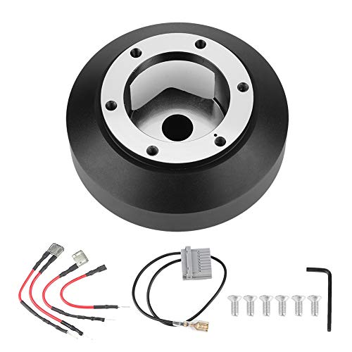 Duokon Kit de jefe de adaptador de cubo de liberación rápida de 6 orificios para volante para Nissan 350Z 370Z Amada Versa