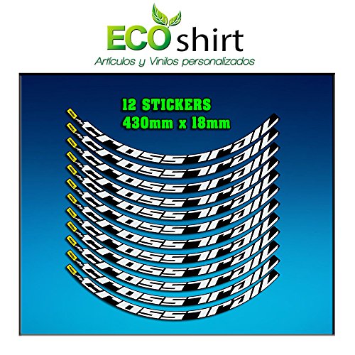 Ecoshirt P6-AO63-42F6 Pegatinas Stickers Llanta Rim Mavic Crosstrail Bike 26" 27,5" Am58 MTB Downhill
