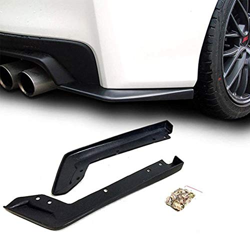 Essming 1 par de Labio Parachoques Trasero para 2015-2016 Subaru Impreza WRX STI Spoiler Trasero Cuchillo de ángulo