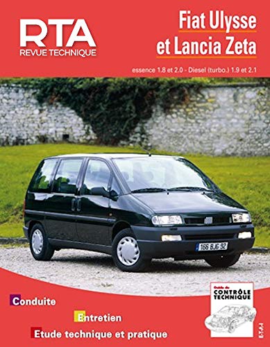 E.T.A.I - Revue Technique Automobile 855.9 - FIAT/LANCIA ULYSSE/ZETA I - 1995 à 2002