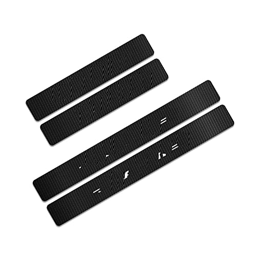 FUANLCJ 4pcs Puerta de Coche de la Puerta de la Puerta Etiqueta engomada de la Placa para for C h e v r o l e t Lacetti Styling Auto Styling DIY Decal Automóvil Tuning Accesorios para automóviles