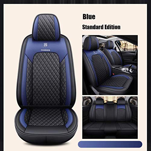 Fundas De Asiento De Coche Universales para Land Rover Todos Los Modelos Rover Range Evoque Sport Freelander Discovery 3 4 5 Fundas De Asiento, Azul EstáNdar