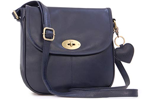 Gigi - OTHELLO 8775 - Bolso con solapa - Cuero - Oscuro Azul