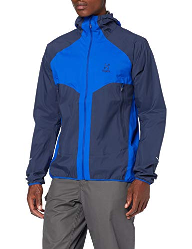 Haglöfs L.I.M Proof Multi Jacket Chaqueta Deportiva, Azul (Cobalt Blue/Tarn Blue 3X9), Small (Tamaño del Fabricante:S) para Hombre