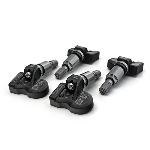 i-vent RDKS/TPMS – Sensores de presión de neumáticos para BMW Serie 7 – Tipo F01 – (período de construcción de 03/2014 a 05/2015) – Válvula de metal titanio (gris plata) – Número de OE: 36106890964-1