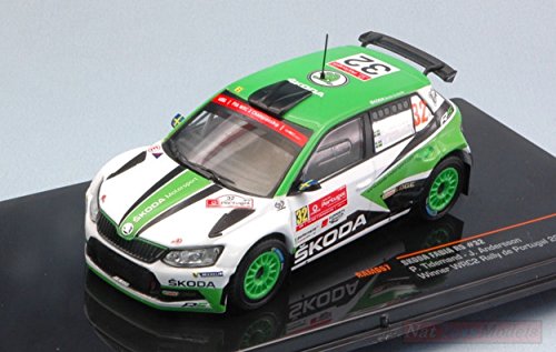 Ixo Model Compatible con Skoda Fabia R5 N.32 Winner WRC2 Portugal 2017 TIDEMAND-Andersson 1:43 DIECAST RAM657