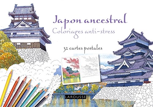 Japon ancestral coloriages anti-stress - 32 cartes postales (Coloriages artistes)