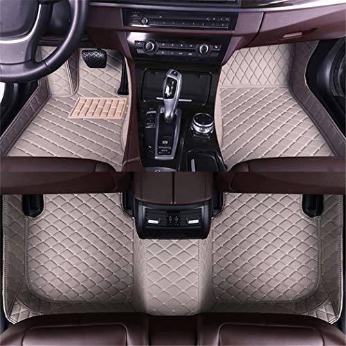 Jiahe El Alfombra Coche para Land Rover Discovery 2 5seat 1996-2003 Alfombra Personalizada Coche para Cuero Esteras Coche Antideslizantes Alfombrillas Moqueta Impermeables Set Gris